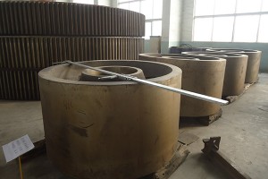 Riding wheel for rotary kiln